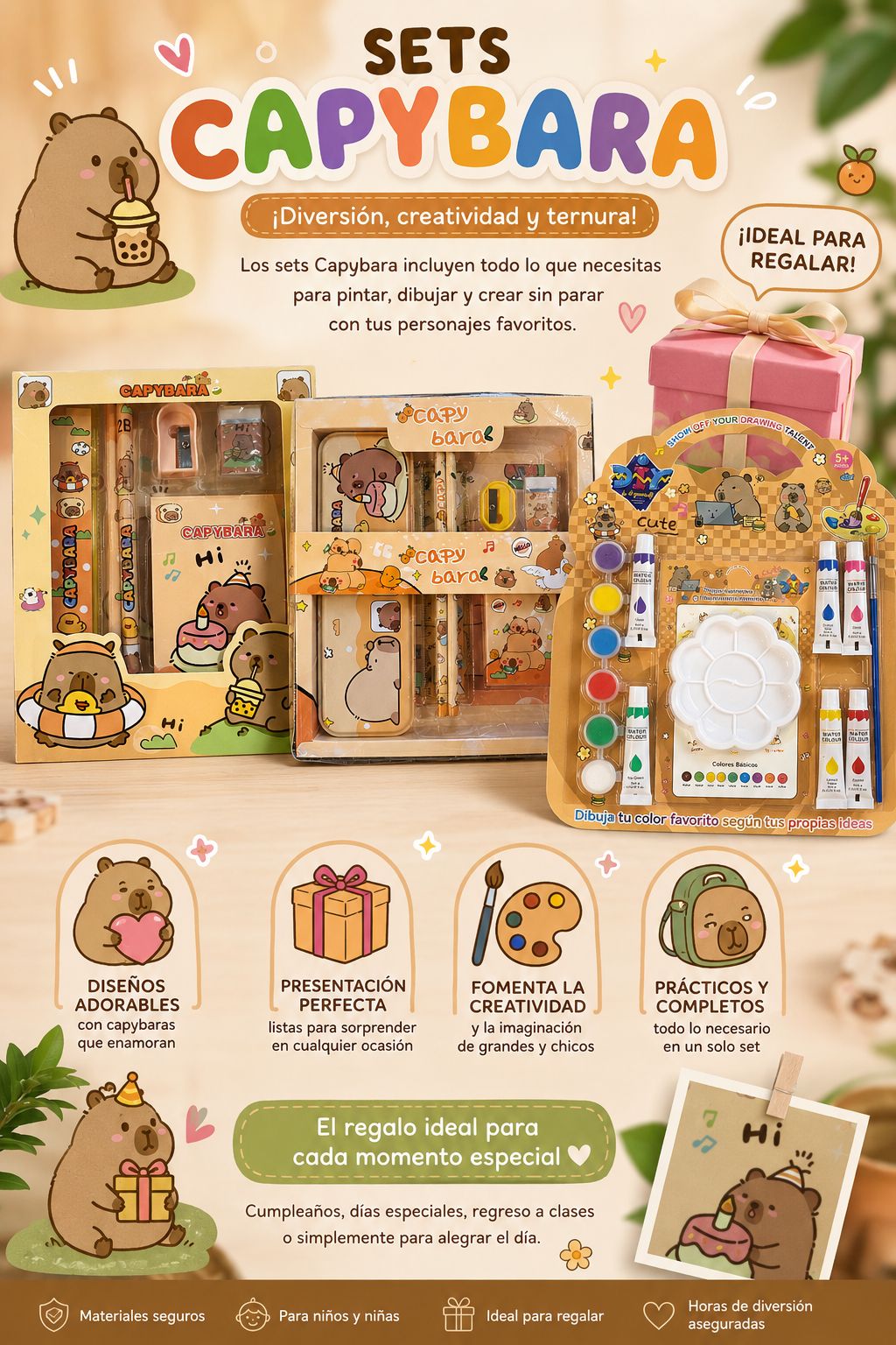 Set Capybara Chico
