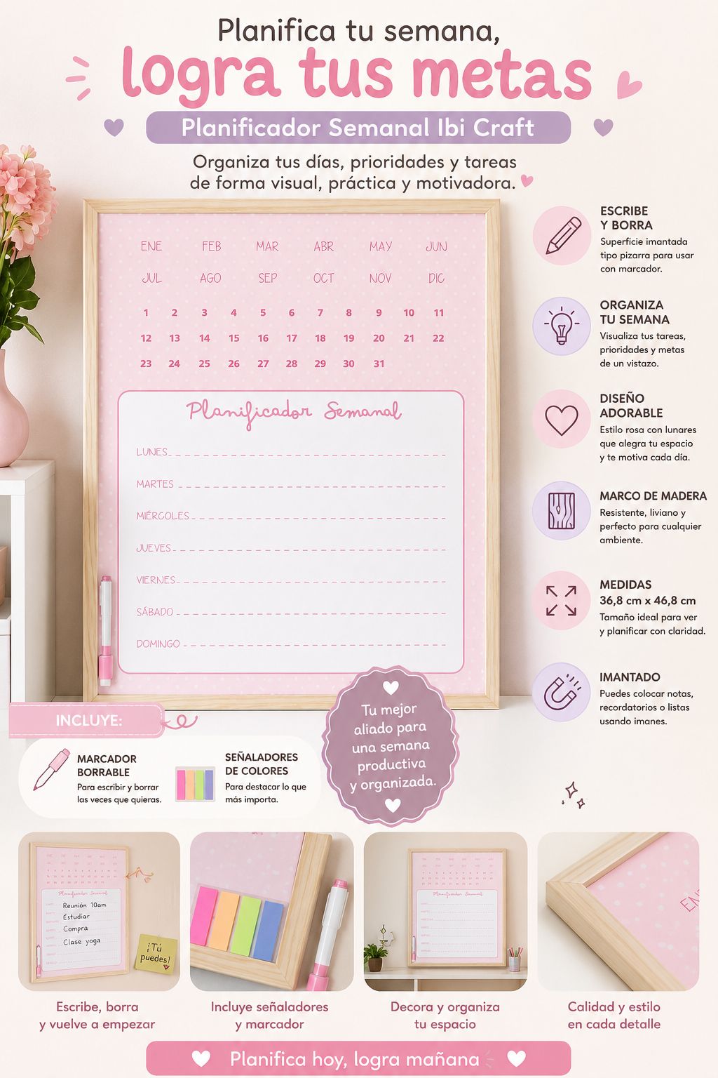Planificador Semanal Ibi Craft