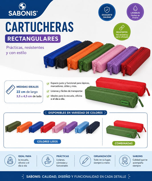 Cartuchera Sabonis Rectangular Chica