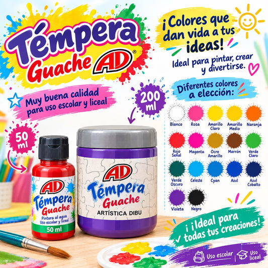 Témperas AD 50ml