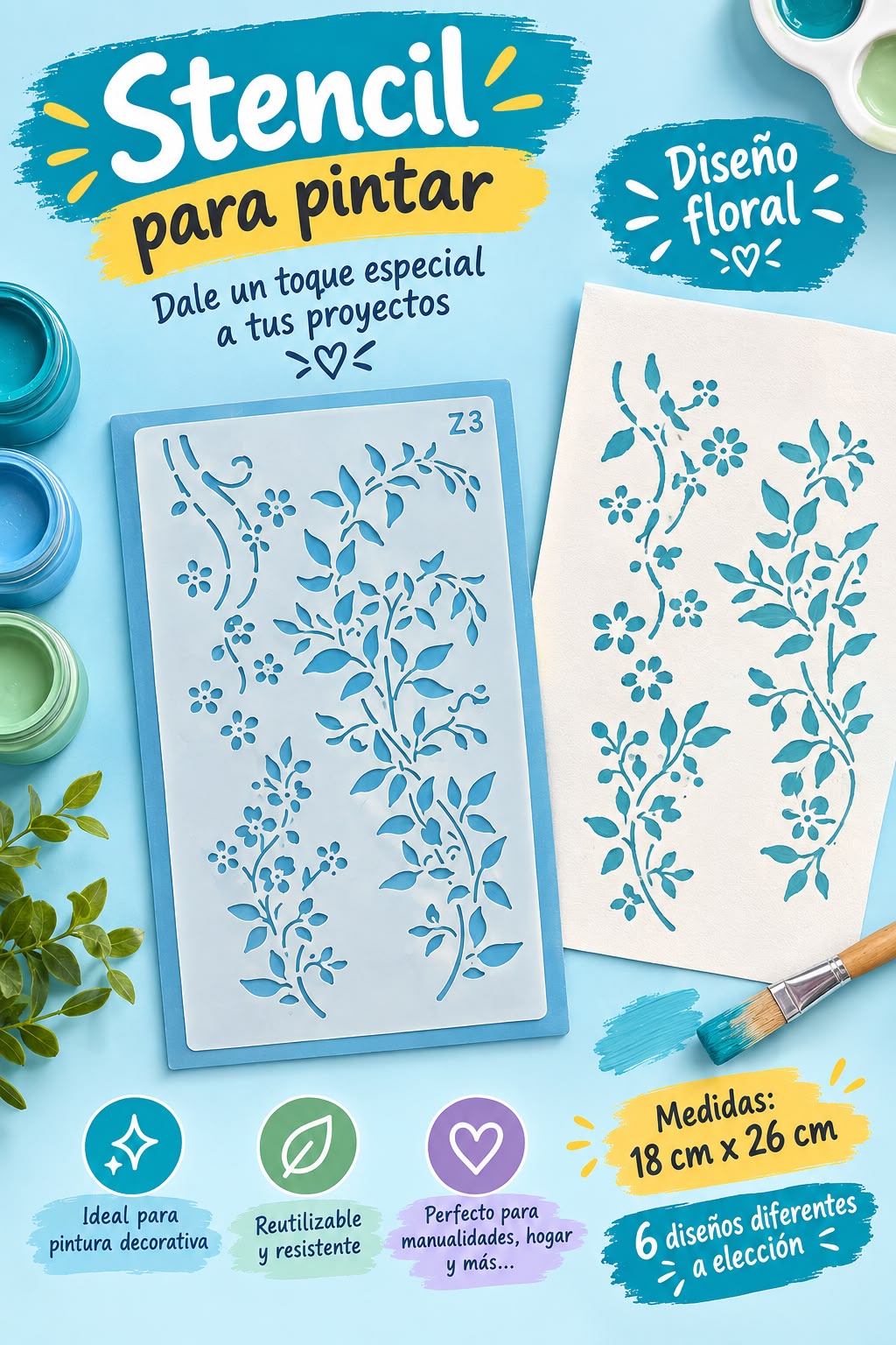 Stencil de Diferentes Diseños