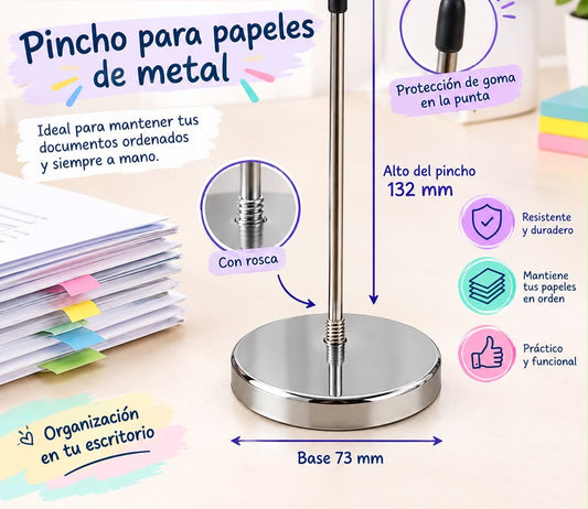 Pincho de Mesa Para Papel