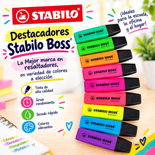 Destacador Stabilo Boss Flúo