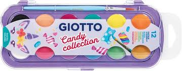 Acuarelas Giotto Candy Collection 12 Colores Exclusivos!!!