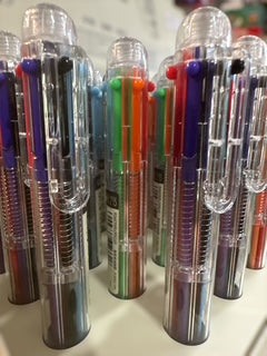 Bolígrafo Retráctil con 6 Colores