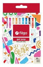 Bolígrafo Filgo con Brillantina x 10 Colores