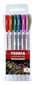 Lapiceras Teoria de gel x 6