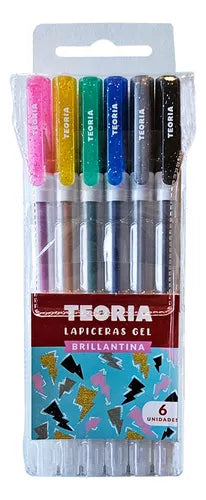 Lapiceras Teoria de gel x 6