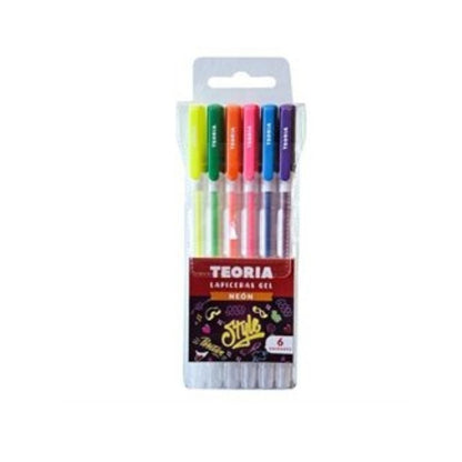 Lapiceras Teoria de gel x 6