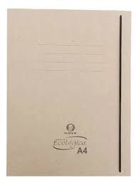 Carpeta 1/4 W Kraft Ecológica con Elástico