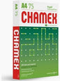 Papel Chamex A4 75g paquete x 500 hojas