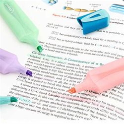 Destacador Maped Glitter Pastel o Flúo