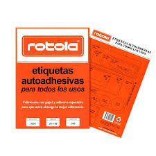 Etiquetas Rotola caja x 30 planchas