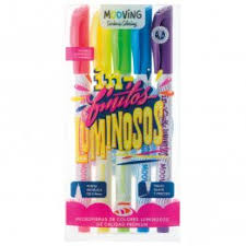 Fibras Mooving Flúo x 6 Colores