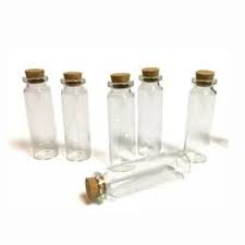 Frasco de Vidrio, ideal para souvenirs