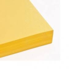 Hojas de dibujo amarillas (garbanzo) 120g, x 25