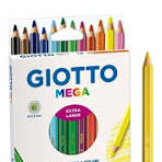Lápices de Colores Giotto Mega x 12