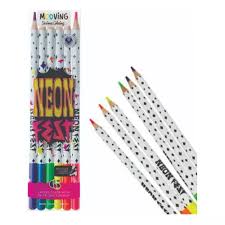 Lápices de Colores Mooving Flúo x 6