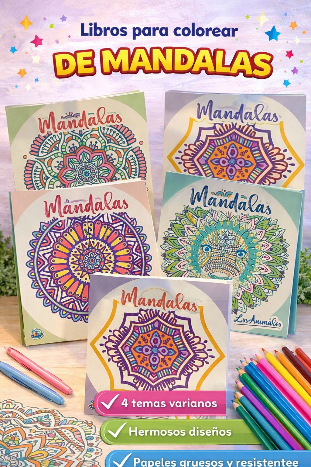 Libro para Colorear Mandalas