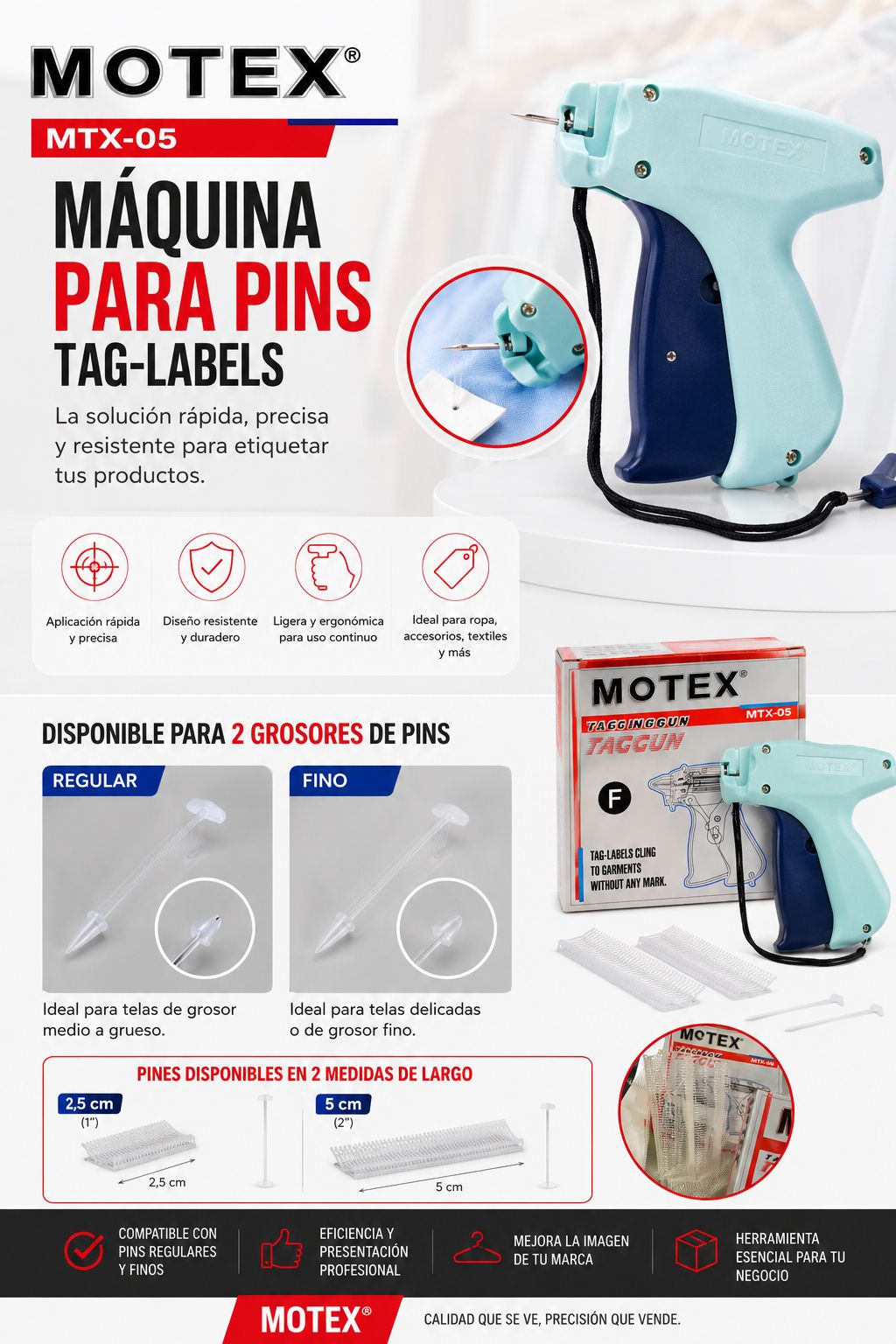 Máquina para Pins Motex