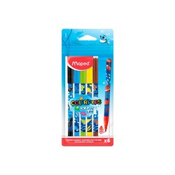 Marcadores Maped finos x 6