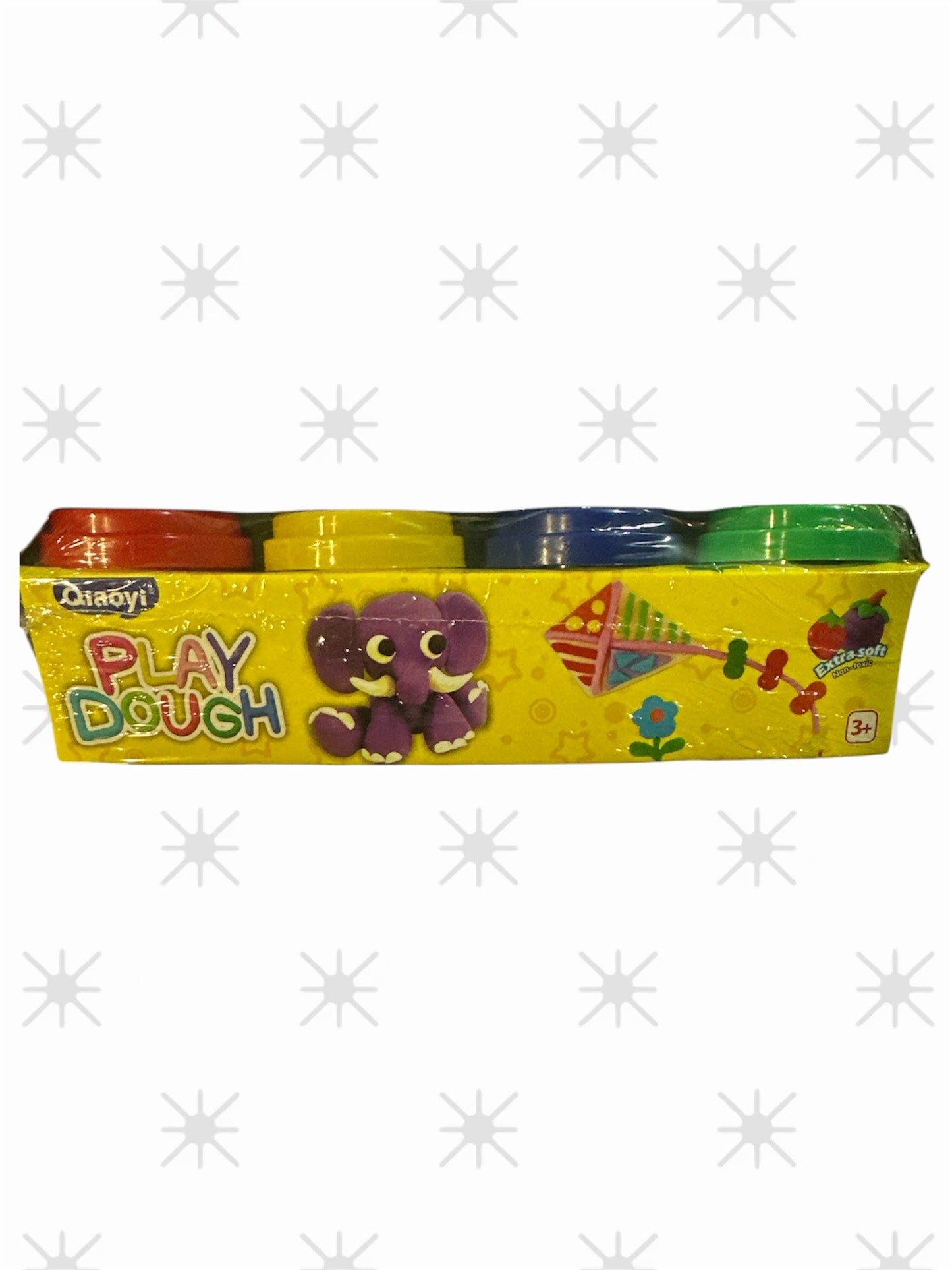 Masa de Modelar 4 Colores en Tarritos con Moldes