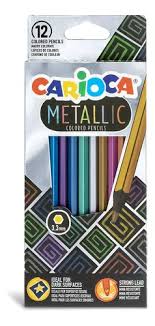 Lápices de Colores Carioca Metallic