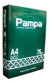 Papel A4 Pampa paquete x 500 hojas