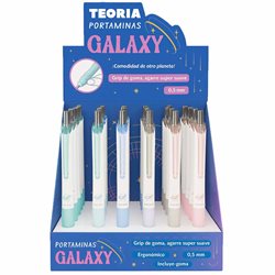 Portaminas Teoría Galaxy con gris soft 0.5