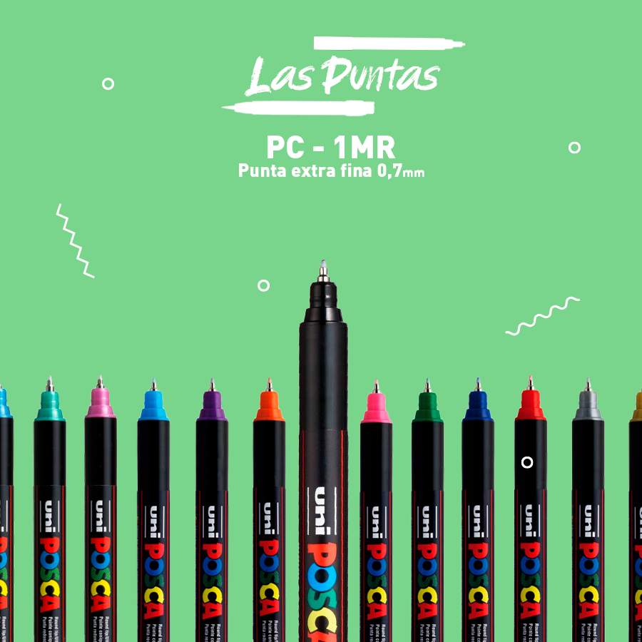 Marcador Posca 0.7mm Pin Type