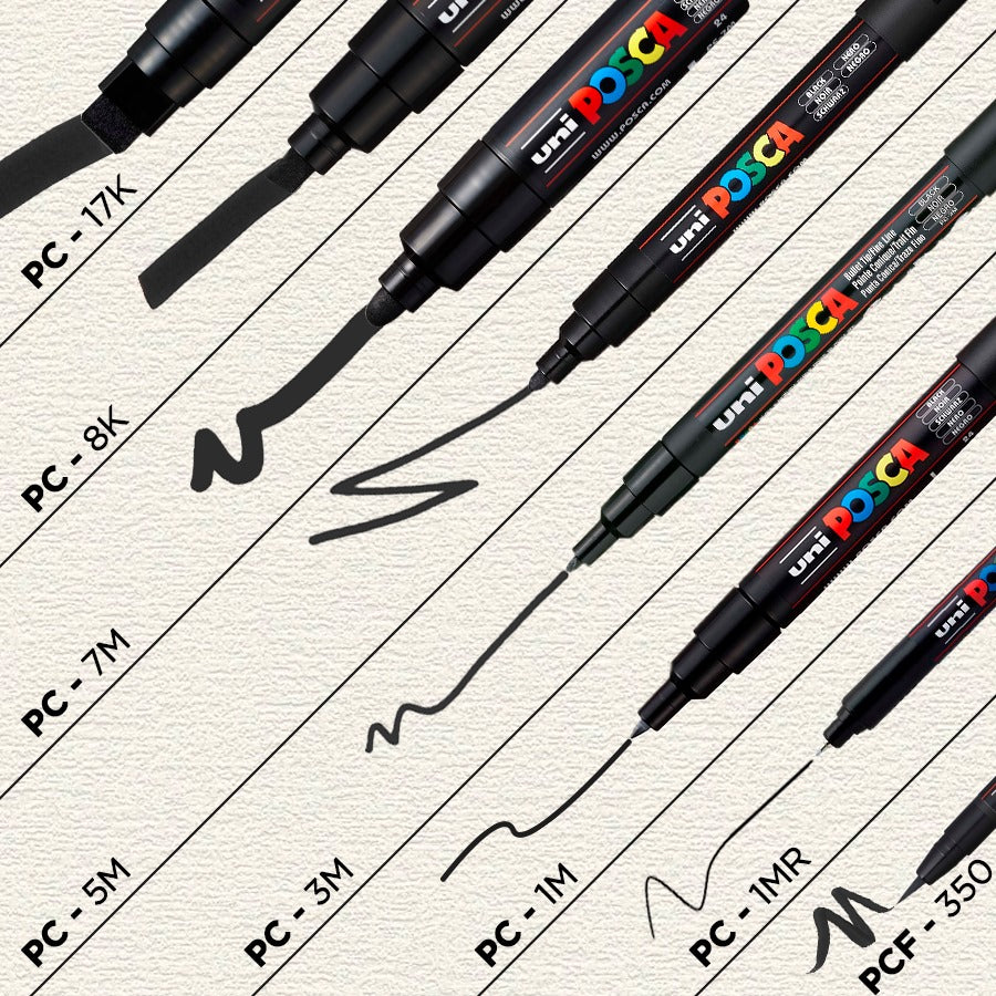 Marcador Posca 0.7mm Punta Fina