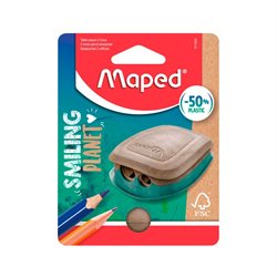 Sacapuntas Maped Smiling Planet 2 orificios