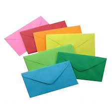 Sobres de Papel de Colores 8cm x 11,5cm
