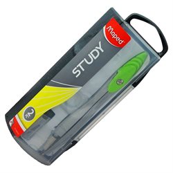 Compás Maped Study con abrazadera o grafo de 2mm.