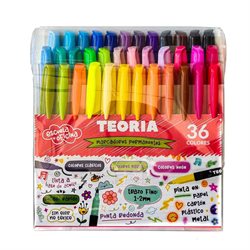 Marcadores Teoria Permanentes x 36